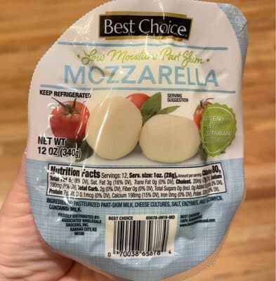 Best Choice Low Moisture Part Skim Mozzarella