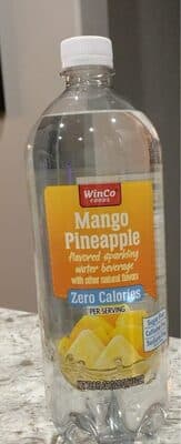 Winco Foods Mango Pineapple Flavored Sparkling Water Beverage