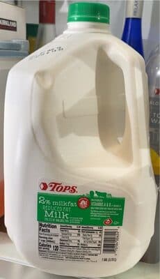 Tops 2% Milkfat Reduced Fat Milk