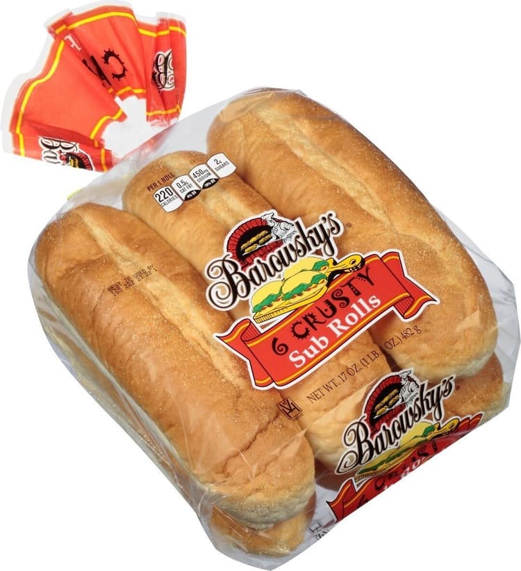 Barowsky'S Crusty 8" Sub Rolls