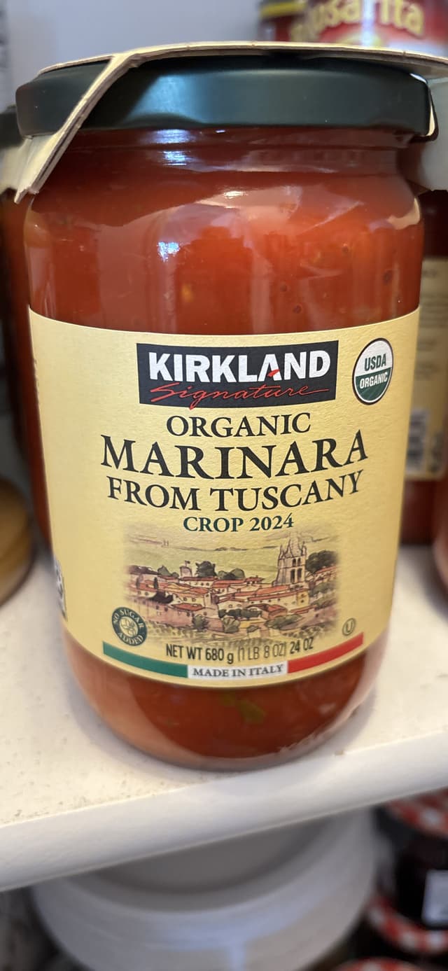 Is it Barley Free? Kirkland Signature Organic Marinara From Tuscany