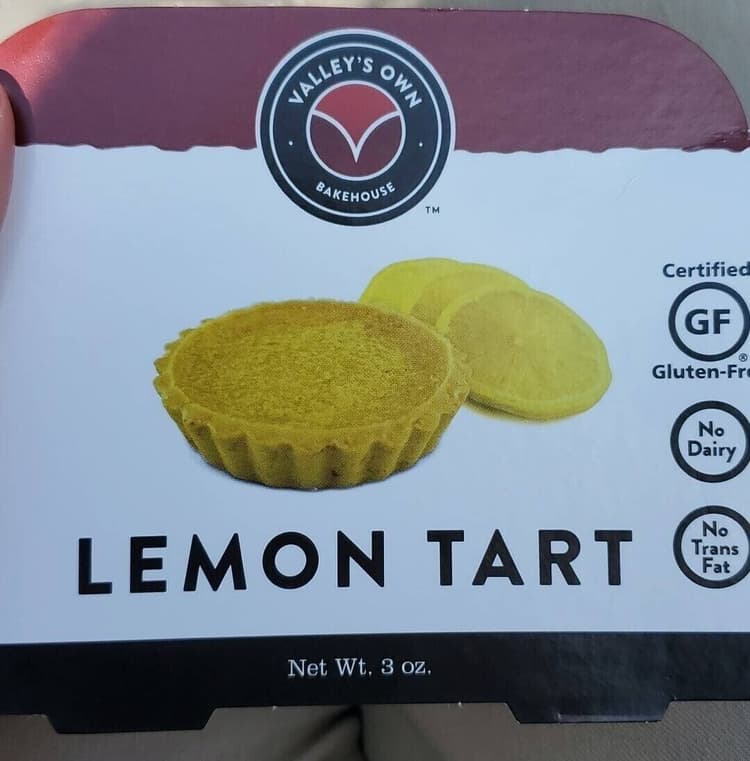 Valley'S Own Bakehouse Lemon Tart