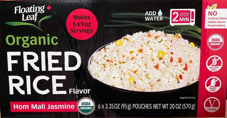 Floating Leaf Organic Fried Rice Hom Mali Jasmine