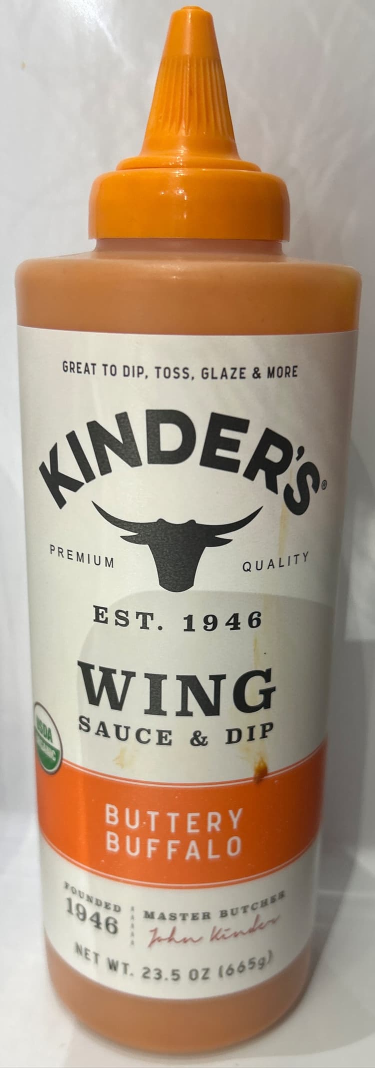 Kinder'S Wing Sauce & Dip Buttery Buffalo