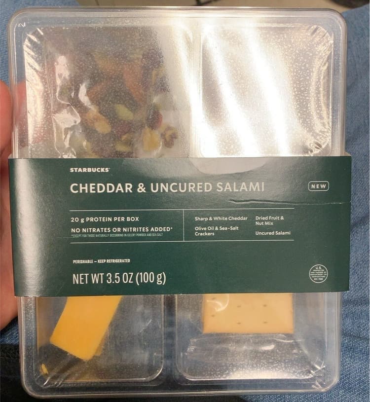 Starbucks Cheddar & Uncured Salami Protein