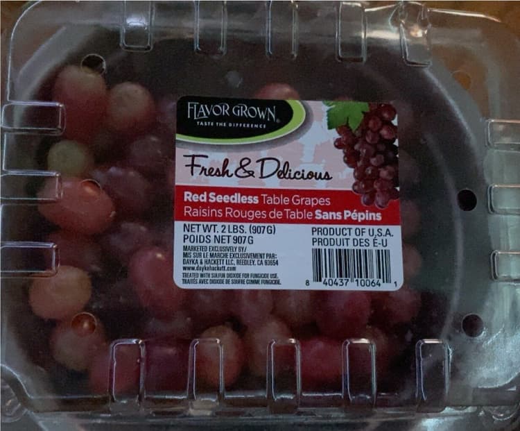 Flavor Grown Fresh & Delicious Red Seedless Grapes