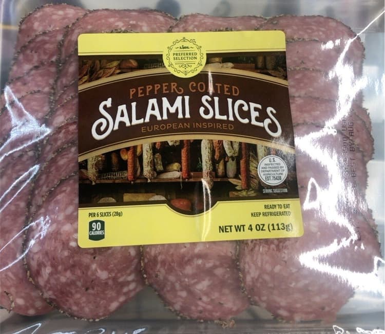 Lidl Pepper Coated Salami