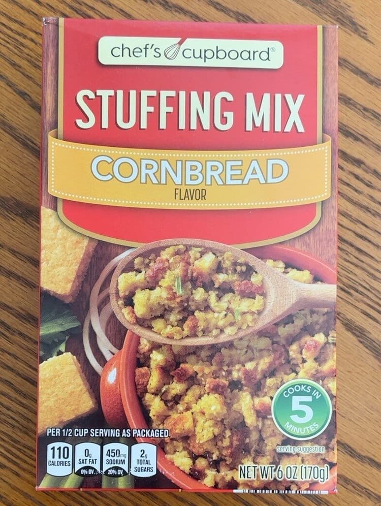 Chef'S Cupboard Stuffing Mix Cornbread Flavor