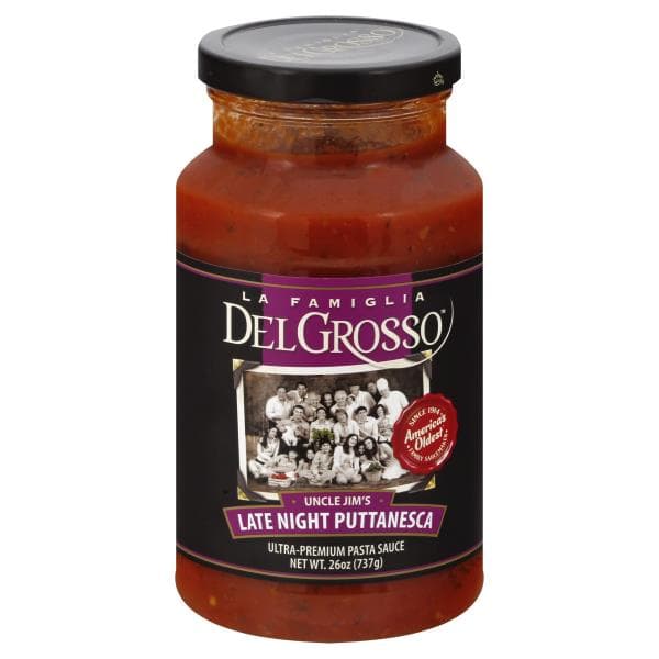 La Famiglia Ultra-Premium Pasta Sauce Uncle Jim'S Late Night Puttanesca