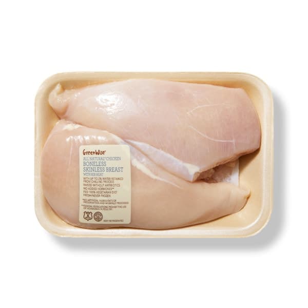 Greenwise Boneless Skinless Chicken Breast, Usda Grade A, Raised Without Antibiotics
