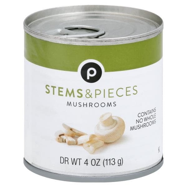 Publix Mushrooms, Stems &