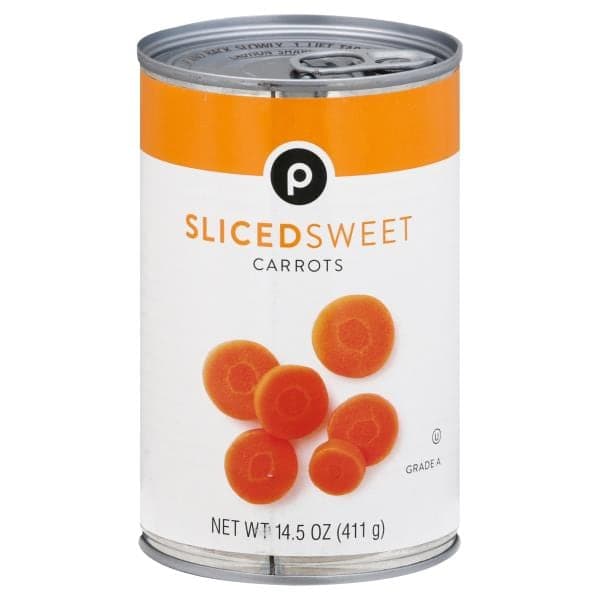 Publix Carrots, Sweet, Sliced