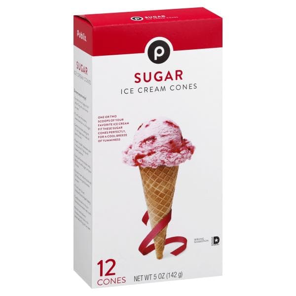 Publix Ice Cream Cones, Sugar