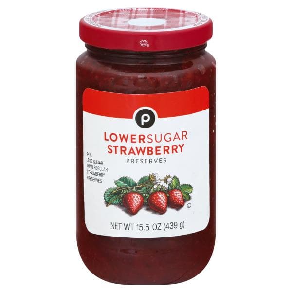 Publix Lower Sugar Strawberry Preserves