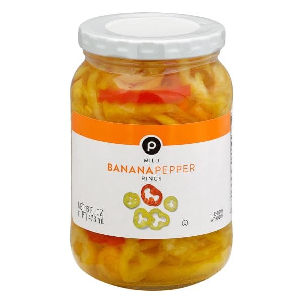 Publix Banana Pepper Rings, Mild