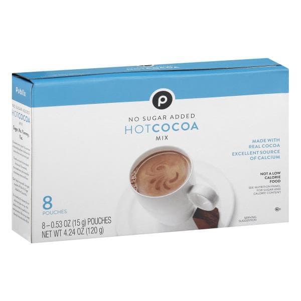 Publix Hot Cocoa Mix, No Sugar Added