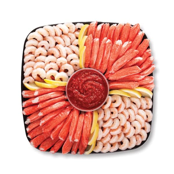 Shrimp & Surimi Platter, Md, Net Wt Featuring Greenwise Shrimp, Ready To Eat