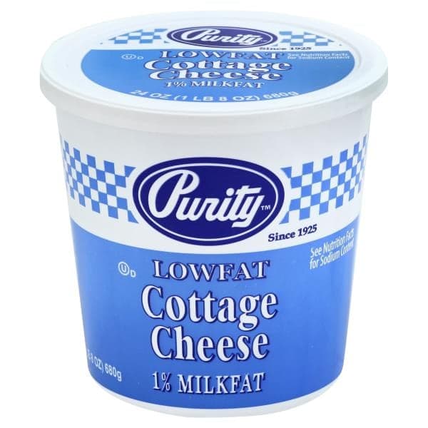 Purity Cottage Cheese, 1% Milkfat, Lowfat
