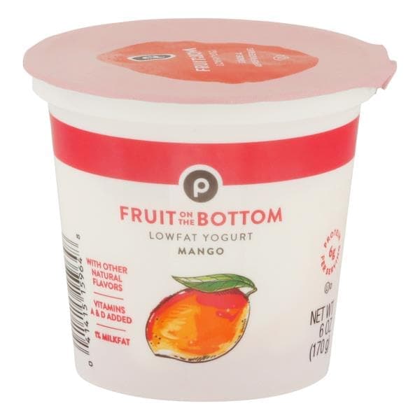 Publix Yogurt, Lowfat, Mango
