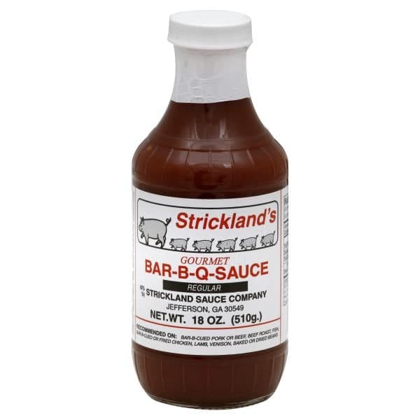 Stricklands Bar-B-Q-Sauce, Gourmet, Regular