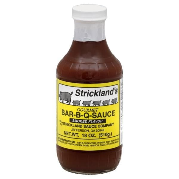 Stricklands Bar-B-Q-Sauce, Gourmet, Smoked Flavor