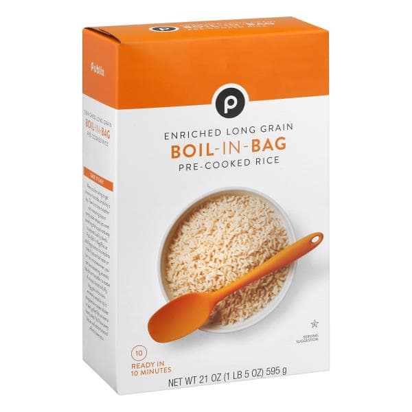 Publix Rice, Pre-Cooked, Boil-In