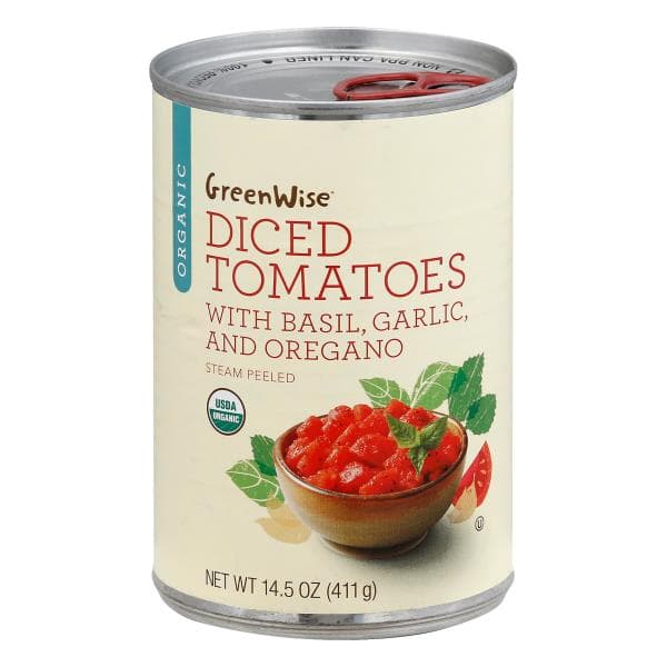 Greenwise Tomatoes, Organic, Diced