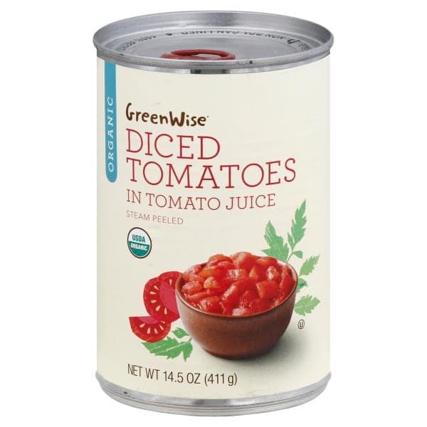 Greenwise Tomatoes, Organic, In Tomato Juice, Diced