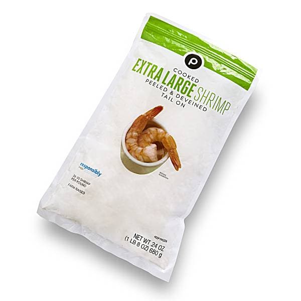 Publix Cooked Shrimp, Extra Lrg, 26-30 Shrimp/Lb, Responsibly Sourced, Farmed, Frzn