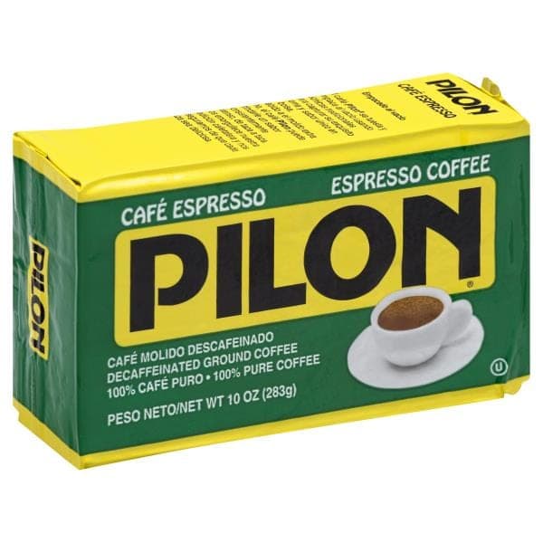 Pilon Coffee, Ground, Decaffeinated, Espresso