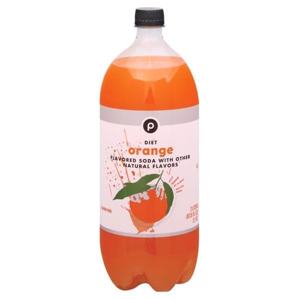 Publix Soda, Orange, Diet