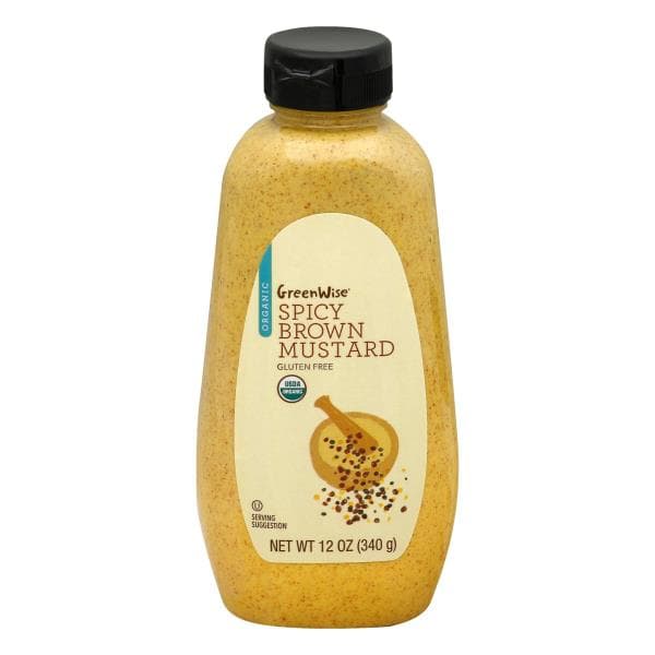 Greenwise Mustard, Organic, Brown, Spicy