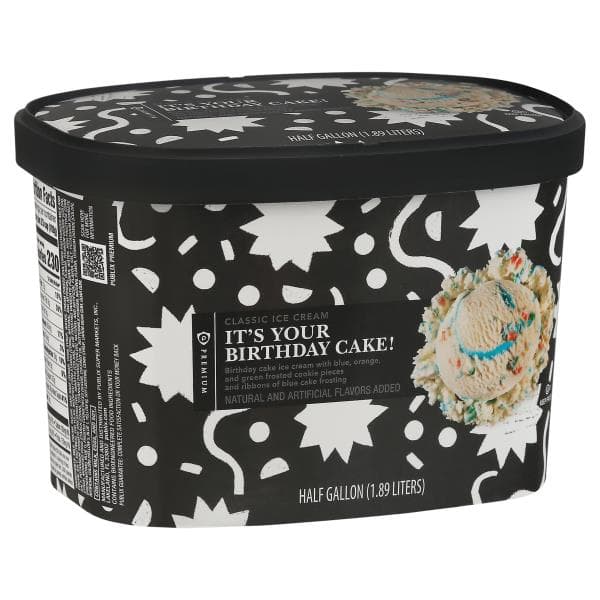 Publix Premium Ice Cream, Classic, It'S Your Birthday Cake!