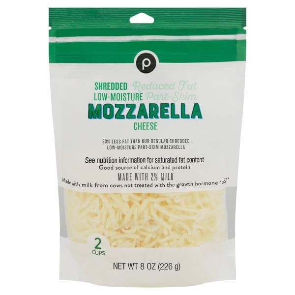 Publix 2% Milk Mozzarella, Shredded Cheese