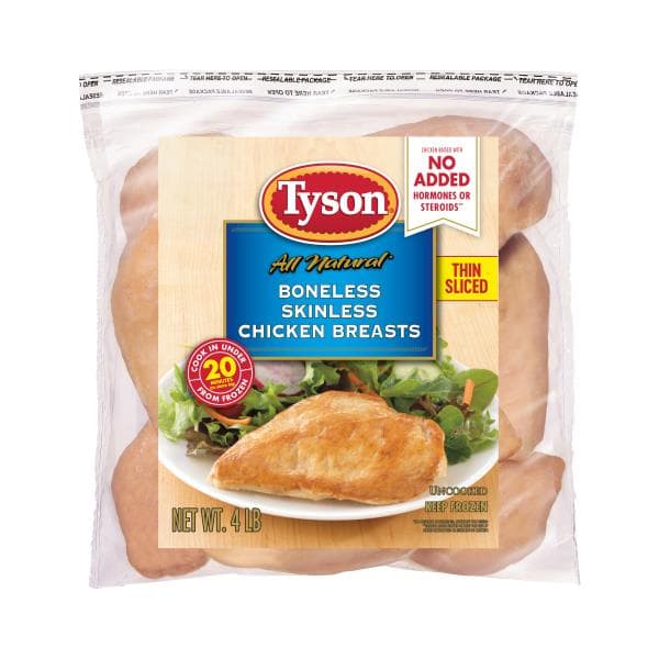 Tyson Boneless Skinless Chicken Breasts