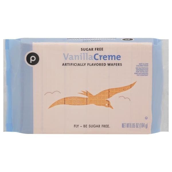 Publix Wafers, Sugar Free, Vanilla Creme