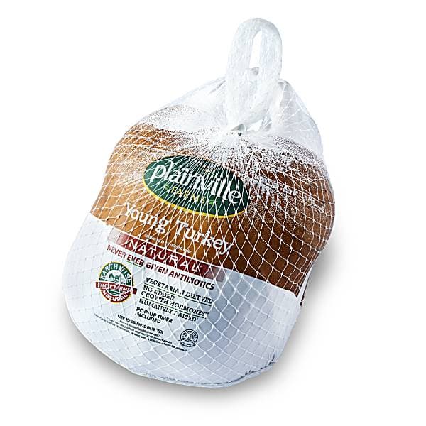 Plainville Whole Turkey 16-20 Pounds, Raised Without Antibiotics