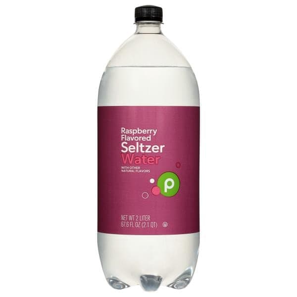 Publix Seltzer Water, Raspberry Flavored