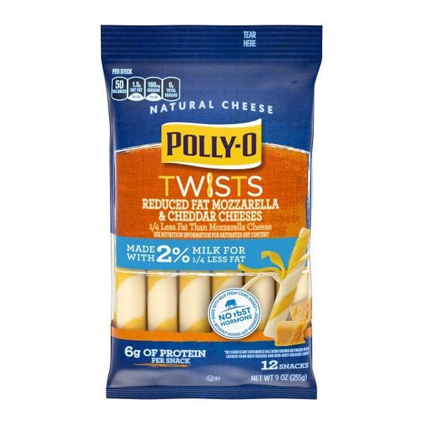 Polly-O Reduced Fat Mozzarella & Cheddar Cheeses