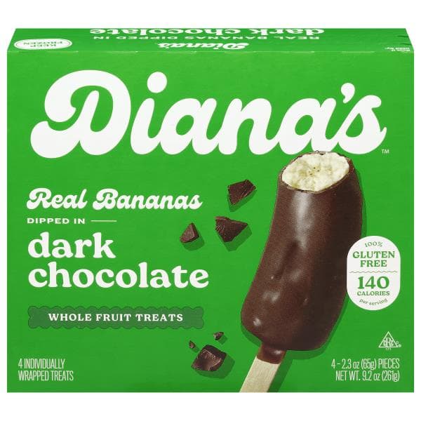 Dianas Bananas Banana Babies Dark Chocolate