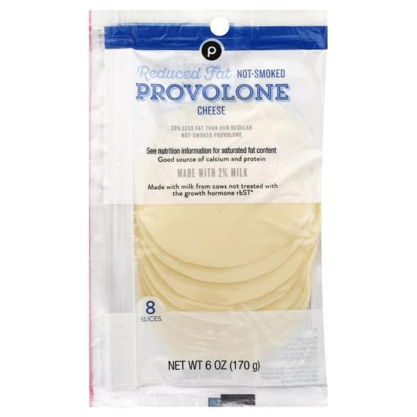 Publix Reduced Fat 2% Milk Provolone, Cheese