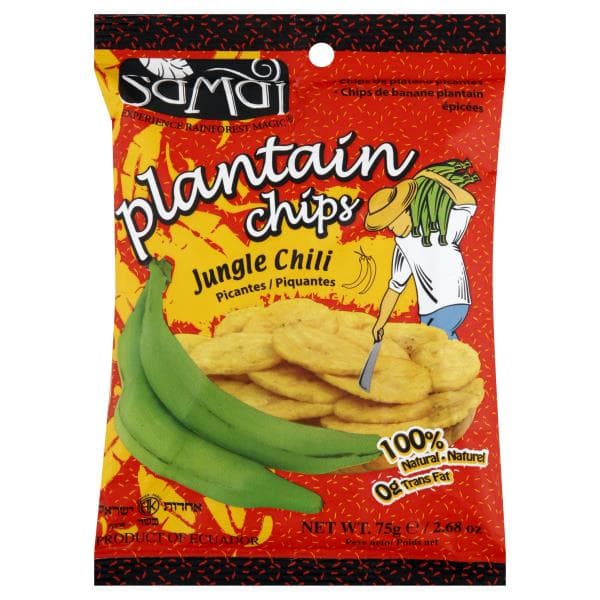 Sa Mai Chips, Plantain, Jungle Chili