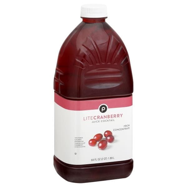Publix Juice Cocktail, Lite, Cranberry