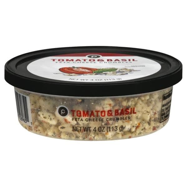 Publix Basil & Tomato, Crumbled Feta Cheese