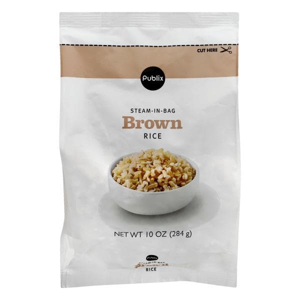 Publix Brown Rice, Steam-In