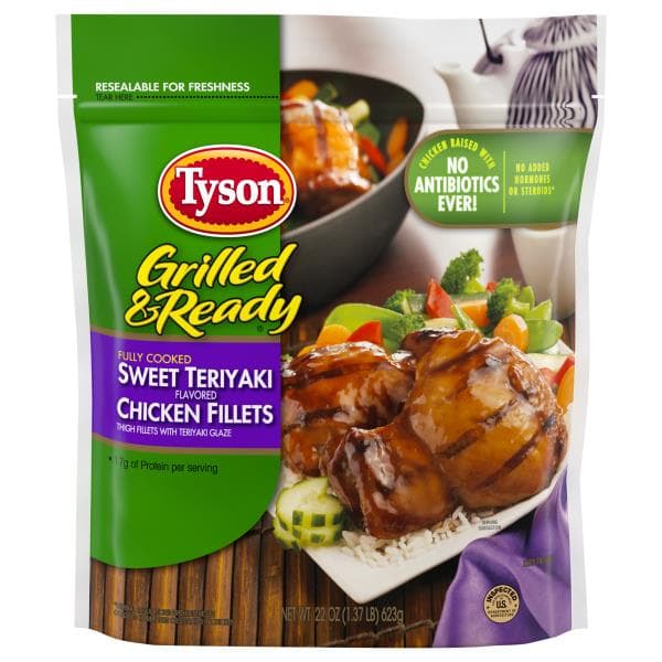 Fc Sweet Teriyaki Flavored Chicken Fillets Thigh Fillet With Teriyaki Glaze