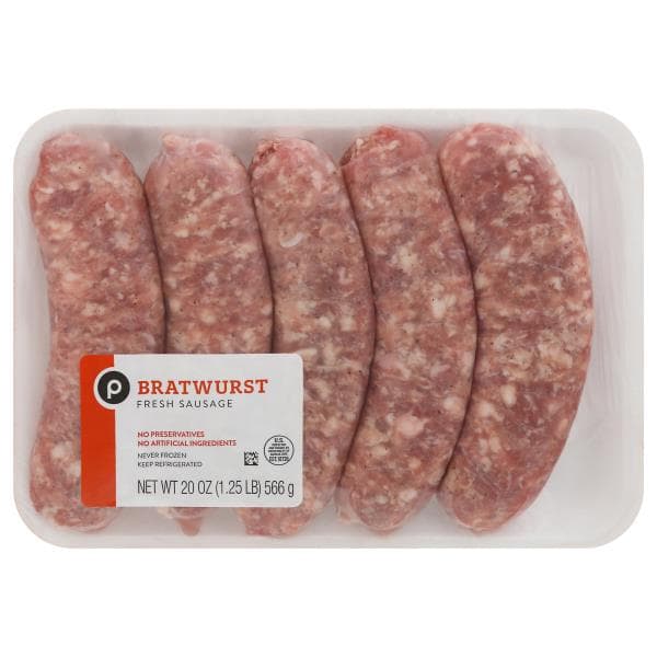 Publix Bratwurst Pork Sausage, Our Exclusive Recipe