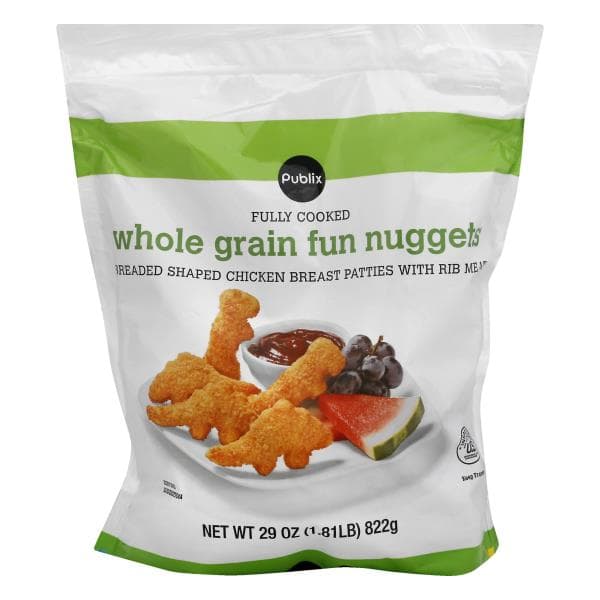 Publix Chicken Nuggets Fun Shape, Breaded, Fully Cooked