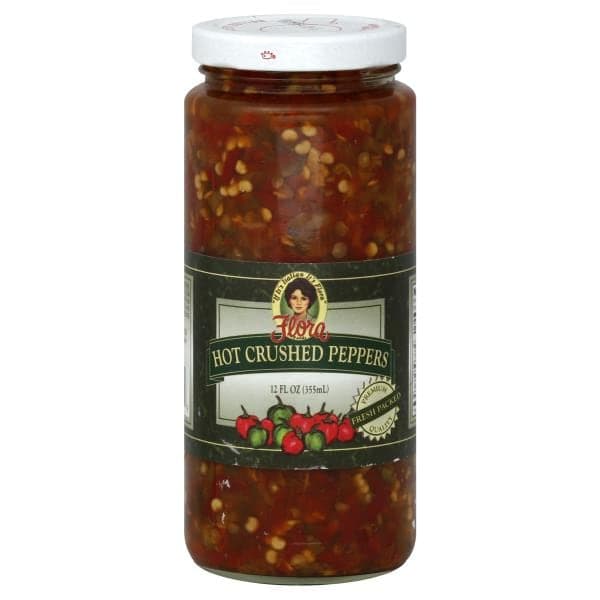 Flora Hot Peppers, Crushed
