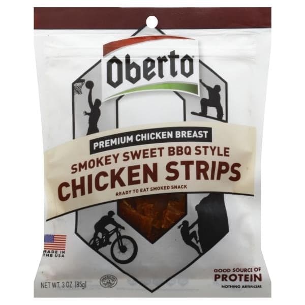 Oberto Chicken Strips, Smokey Sweet Bbq Style